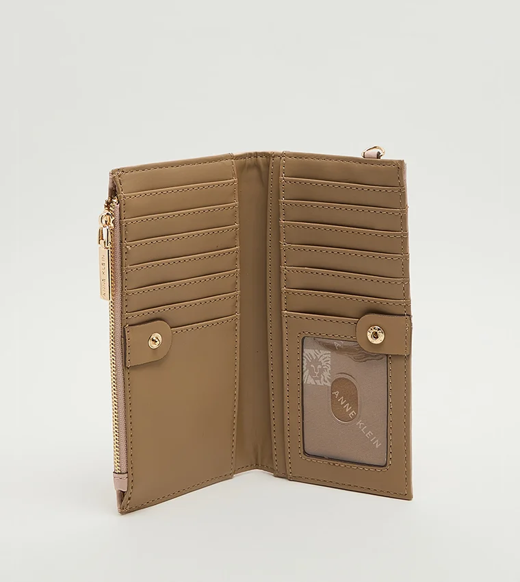 ANNE KLEIN  Anne Klein Textured Zippered Wallet for Women | Best Price UAE